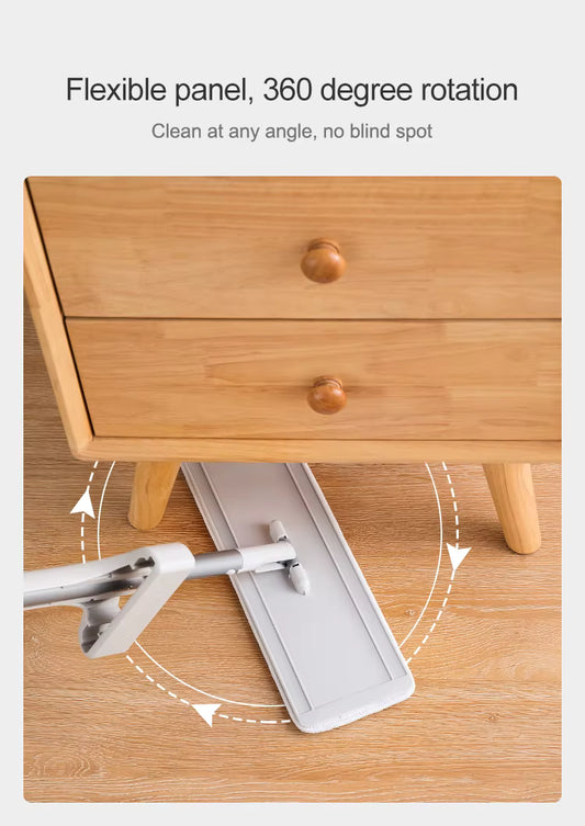 ZeroTouch™ Clean Flat Mop – Αυτόματο Στύψιμο & 360°