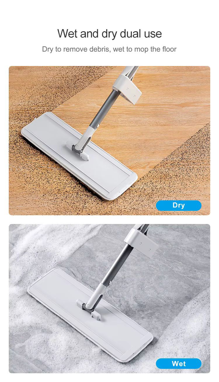 ZeroTouch™ Clean Flat Mop – Αυτόματο Στύψιμο & 360°